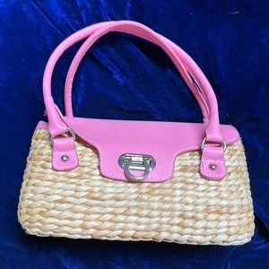 Tatyana Woven Basket Purse Retro Rockabilly Vintage